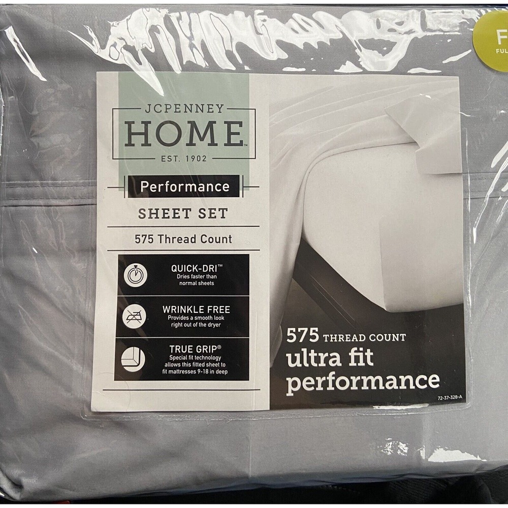 JCPenney Collection Performance Sheet Set Quick Dri Ultra Fit MSRP $110 H100